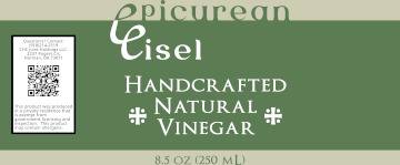 Label of Epicurean Eisel Raw Vinegar