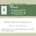 Label of Epicurean Eisel Sweet Potato Vinegar
