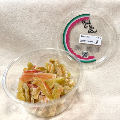 An open container of Back to the Rind Classic Chew